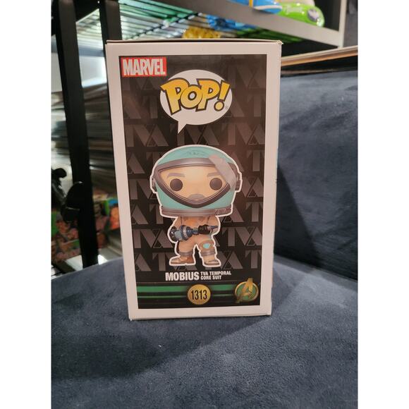 Funko Pop Loki Season 2 Mobius In TVA Temporal Core Suit #1313 Protective Case - Picture 4 of 6